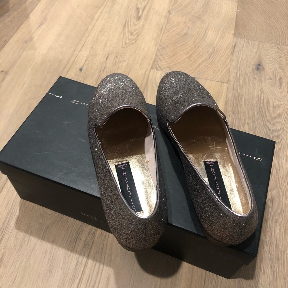 Steven By Steve Madden Madee Multi Glitter Loafers - image 3